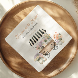 Blumen-Brautparty vom Markt Serviette