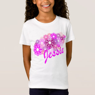 Blumen-Bündel-Gewohnheit KRW Retro T-Shirt