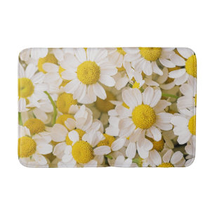 Blumen Bündel von Chamomiles Badematte