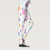 Blumen Bunte Trending Design Leggings (Rechts)