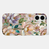 Blumen-Buntglas-Handyhülle Botanisch Case-Mate iPhone Hülle (Rückseite (Horizontal))