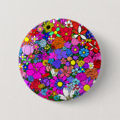 Blumen Button (Vorderseite)