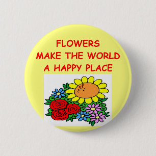 Blumen Button