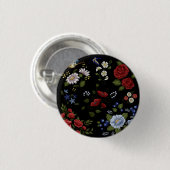Blumen Button (Vorne & Hinten)