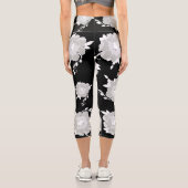 Blumen Capri Leggings (Rückseite)
