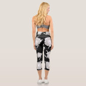 Blumen Capri Leggings (Rückseite)