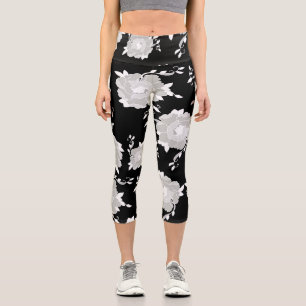 Blumen Capri Leggings