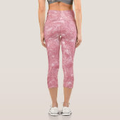 Blumen Capri Leggings (Rückseite)