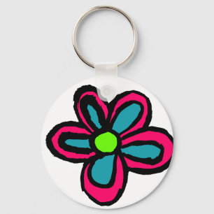 Blumen Cartoon Schlüsselanhänger