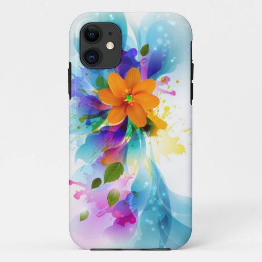 Blumen Case-Mate iPhone Hülle (Rückseite)