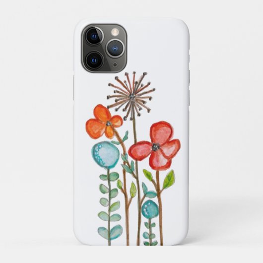 Blumen Case-Mate iPhone Hülle (Rückseite)