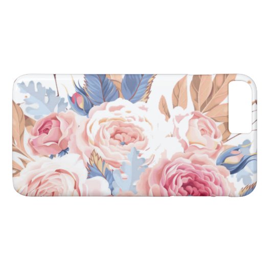 Blumen- Case-Mate iPhone Hülle (Rückseite (Horizontal))