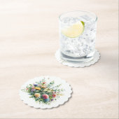Blumen Champagner Party Papier Untersetzer (Vor Ort)