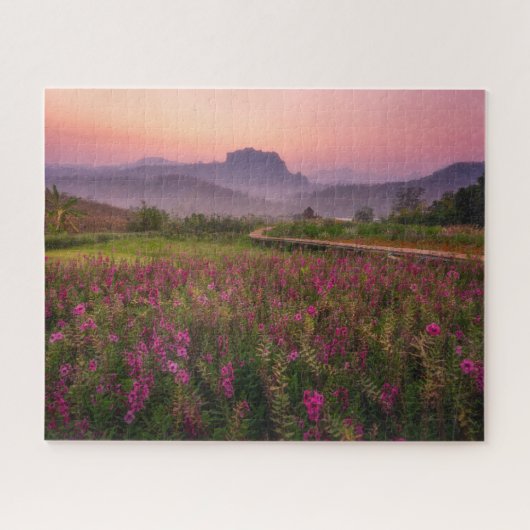 Blumen | Chiang Dao, Chiang Mai, Thailand Puzzle (Horizontal)