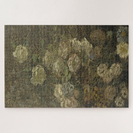 Blumen – Claude Monet Impressionistische Blumensti Puzzle (Horizontal)