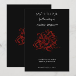 Blumen-Cliparts – Abstrakte Blumen-Homedekor-Desig Save The Date
