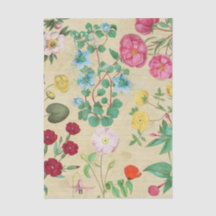 Blumen Collage Decoupage Tissuepapier Blatt