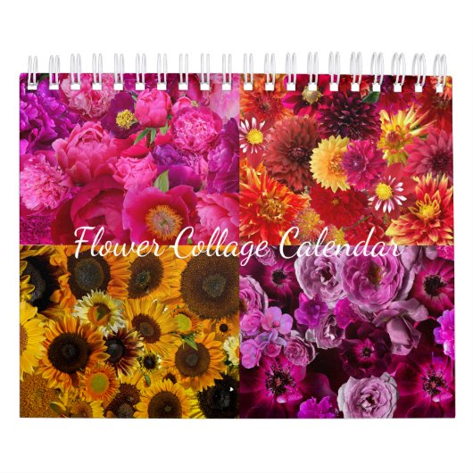 Blumen Collage Kalender (Titelbild)