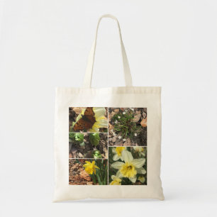 BLUMEN-COLLAGEN-TASCHEN-TASCHE TRAGETASCHE