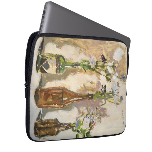 Blumen-Computer-Kasten Laptopschutzhülle (Vorne Rechts)