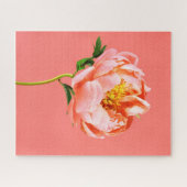 Blumen | Coral Peony Blossom Puzzle (Horizontal)