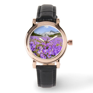 Blumen Crocus Pirin Mountain Park Bulgarien Armbanduhr