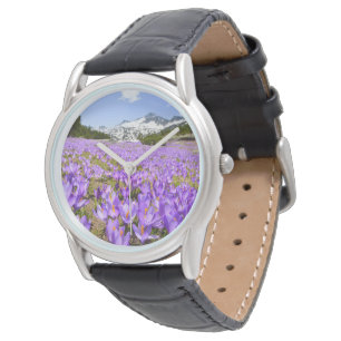 Blumen Crocus Pirin Mountain Park Bulgarien Armbanduhr
