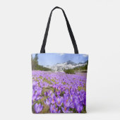 Blumen | Crocus Pirin Mountain Park Bulgarien Tasche (Rückseite)