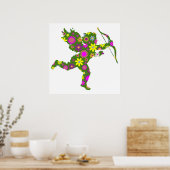 BLUMEN CUPIDO POSTER (Küche)