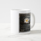 Blumen | Daisy in Jeans Pocket Jumbo-Tasse (Vorderseite Rechts)