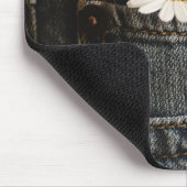 Blumen | Daisy in Jeans Pocket Mousepad (Ecke)