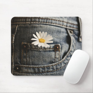 Blumen   Daisy in Jeans Pocket Mousepad