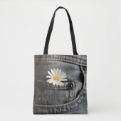 Blumen | Daisy in Jeans Pocket Tasche (Vorderseite)
