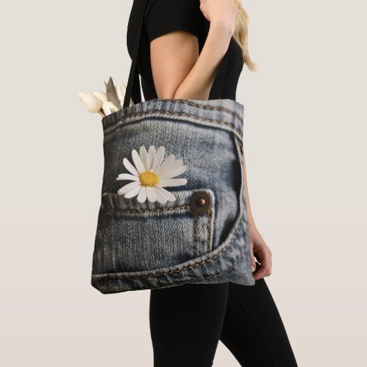 Blumen | Daisy in Jeans Pocket Tasche (Von Nahem)