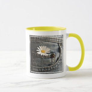 Blumen   Daisy in Jeans Pocket Tasse
