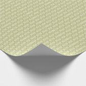 Blumen-Damask-Tapete Geschenkpapier (Ecke)