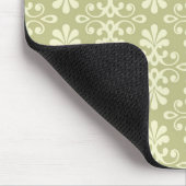 Blumen-Damask-Tapete Mousepad (Ecke)