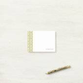 Blumen-Damask-Tapete Post-it Klebezettel (Auf Schreibtisch)