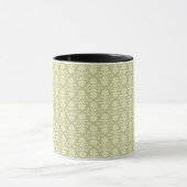 Blumen-Damask-Tapete Tasse (Zentrum)