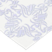 Blumen-Damaskus-Veilchenmuster Tischdecke (Schrägansicht)