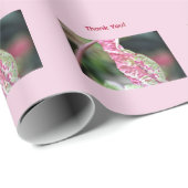 Blumen Dankeskarte Geschenkpapier (Rolleneckpunkt)