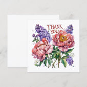 Blumen Dankeskarten Dankeskarte (Vorne/Hinten)
