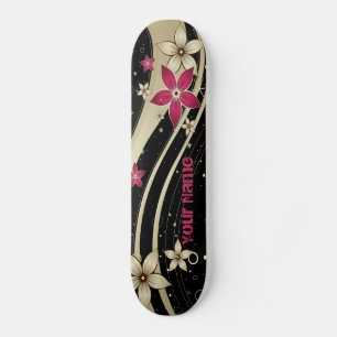 Blumen-Dekor19 Skateboard