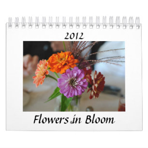 Blumen dem Kalender in der Blüten-2012