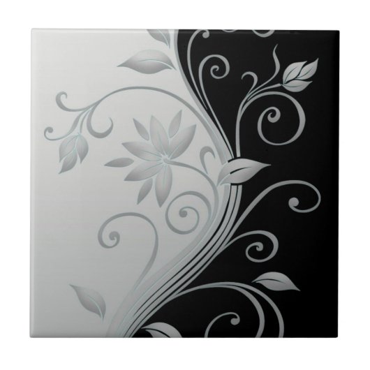 Blumen demgegenüber fliese (Vorderseite)