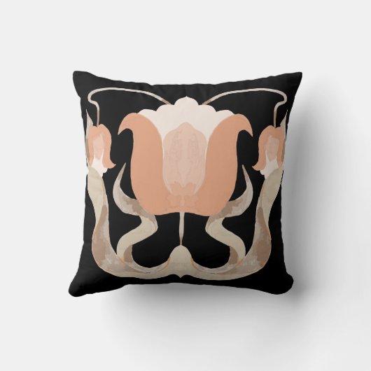 Blumen der 20er kissen (Rückseite)