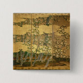 Blumen der Kamelien Button (Vorderseite)