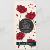 Blumen der Liebe-Einladung Einladung (Vorne/Hinten)