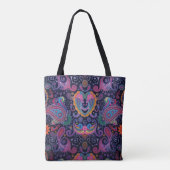 Blumen der Liebe Tasche (Rückseite)