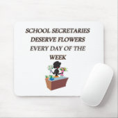 BLUMEN DER SCHULESECRETARYDESERVE MOUSEPAD (Mit Mouse)